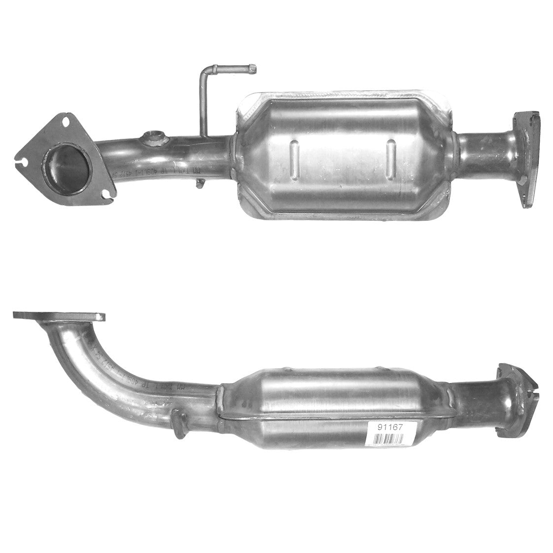 Rear silencer Aisin Seiki F3167A (full kit)
